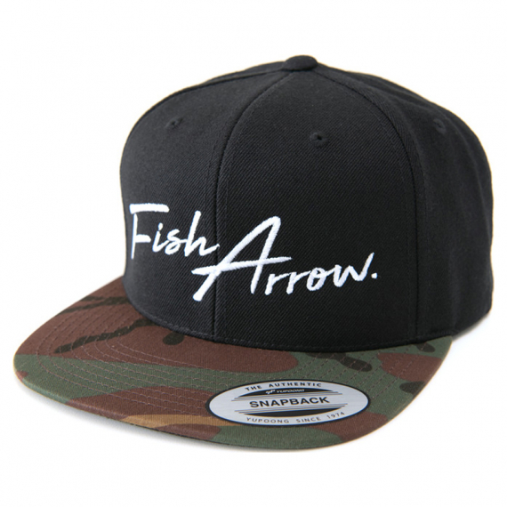 Fish Arrow FA Flat Cap Black/Green Camo in the group Clothes & Shoes / Caps & Headwear / Caps / Snapback Caps at Sportfiskeprylar.se (FA-4573251345429)