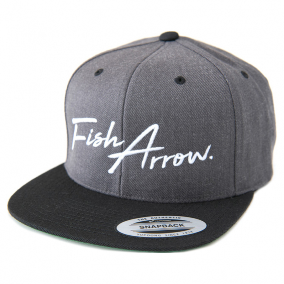 Fish Arrow Flat Cap Dark Hether Grey in the group Clothes & Shoes / Caps & Headwear / Caps / Snapback Caps at Sportfiskeprylar.se (FA-4573251345436)