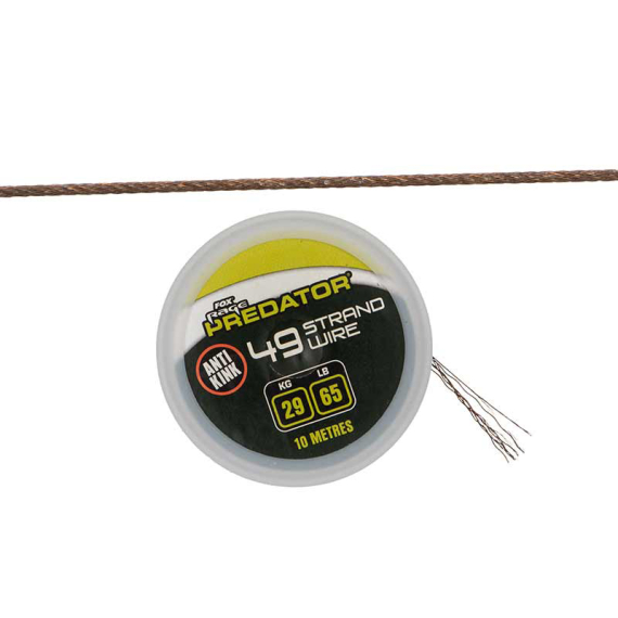 Fox Rage Predator 49-Strand Coated Steel Wire in the group Hooks & Terminal Tackle / Leaders & Leader Materials / Leader Materials at Sportfiskeprylar.se (FAC158r)