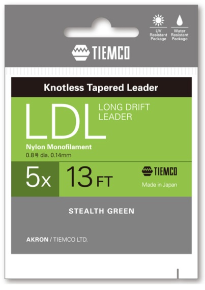 Tiemco Long Drift Leader 13 fot 6X in the group Hooks & Terminal Tackle / Leaders & Leader Materials / Ready Made Leaders / Tapered Leaders at Sportfiskeprylar.se (FC175000801360)