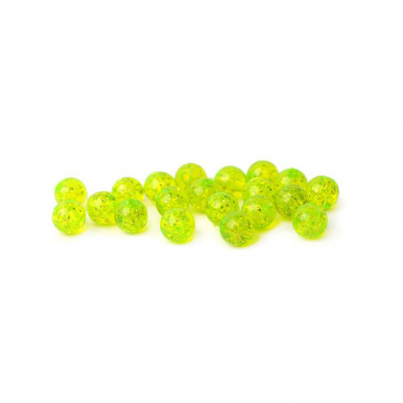 Articulation Beads 6mm - Sparkle Fl. Green in the group Hooks & Terminal Tackle / Fly Tying / Fly Tying Material / Shanks & Pearls at Sportfiskeprylar.se (FD-AB4031)