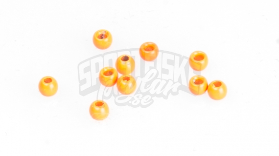 Brass beads 2.8mm - Fluo Orange in the group Hooks & Terminal Tackle / Fly Tying / Fly Tying Material / Cones at Sportfiskeprylar.se (FD-C1201)