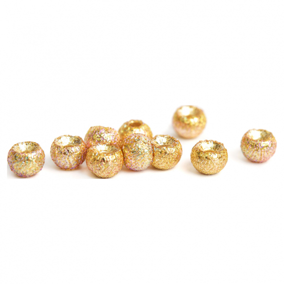 Gritty Tungsten Beads 2,7mm - Metallic Gold