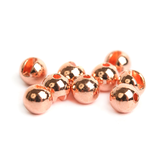 Slotted Tungsten Beads 2,5mm - Copper