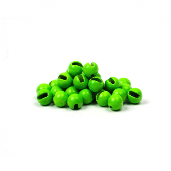 Fly Dressing Slotted Tungsten Beads 3mm, Fluo Green in the group Hooks & Terminal Tackle / Fly Tying / Fly Tying Material / Shanks & Pearls at Sportfiskeprylar.se (FD-C2308)