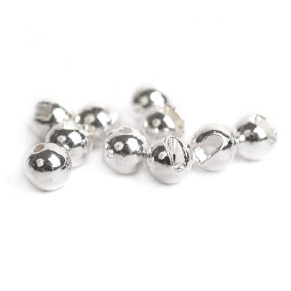 Slotted Tungsten Beads 4,0mm - Silver