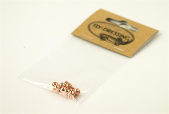 Bauer Pike Beads 0,6g - Copper in the group Hooks & Terminal Tackle / Fly Tying / Fly Tying Material / Shanks & Pearls at Sportfiskeprylar.se (FD-C5002)