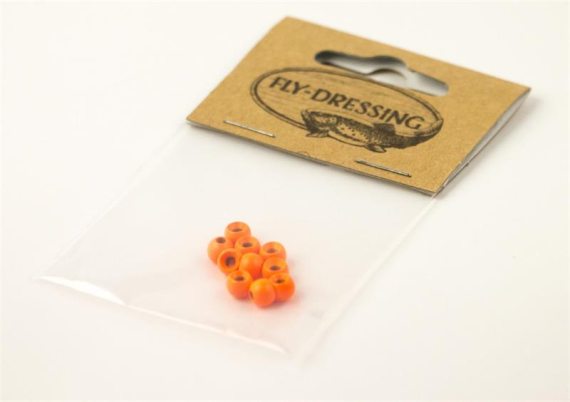Bauer Pike Beads 0,6g - Fluo Orange in the group Hooks & Terminal Tackle / Fly Tying / Fly Tying Material / Shanks & Pearls at Sportfiskeprylar.se (FD-C5004)
