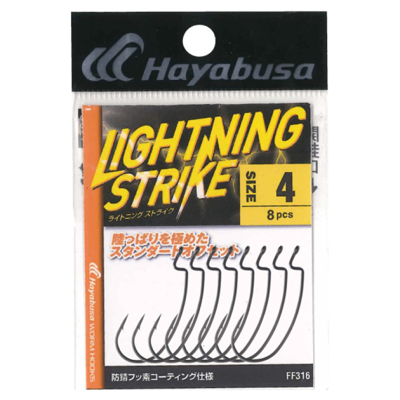 Hayabusa Lightning Strike in the group Hooks & Terminal Tackle / Hooks / Offset Hooks at Sportfiskeprylar.se (FF316-1r)