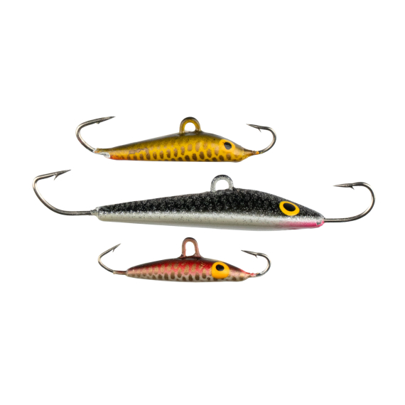 FIG Balanspirk - Mixpack - 3-pack in the group Lures / Ice Jigging Lures / Balance Ice Jigs at Sportfiskeprylar.se (FIGBALANS3P)
