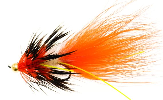 Mega Nobbler Orange/Black TMC 7989 #2 in the group Lures / Flies / Streamers at Sportfiskeprylar.se (FL00112)