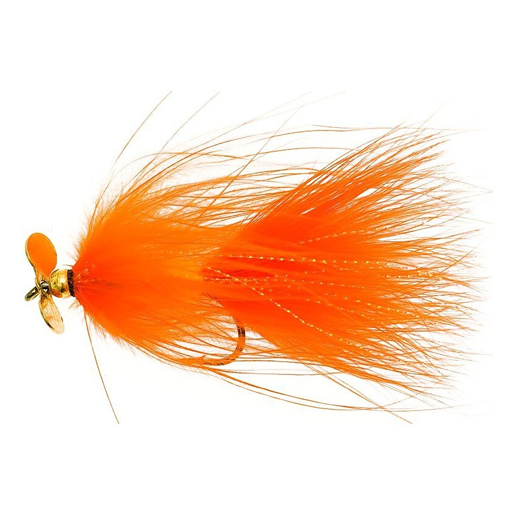 Herning Fly Propeller Flou Orange Kamasan B170 #2 in the group Lures / Flies / Streamers at Sportfiskeprylar.se (FL00115)