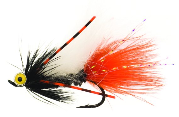 Zonky Orange/Black TMC7989 #6 in the group Lures / Flies / Streamers at Sportfiskeprylar.se (FL00127)