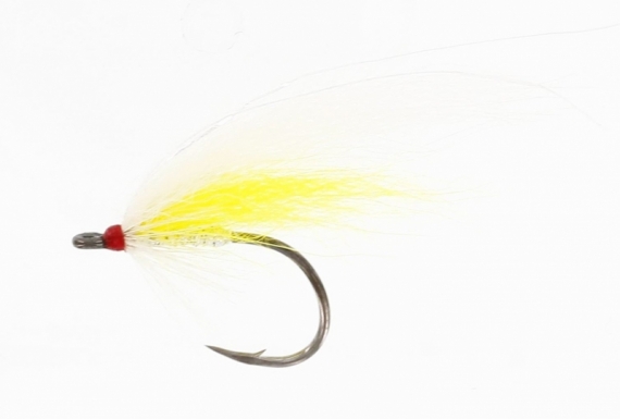 Spinfly Blondie White/Yellow in the group Lures / Flies / Salmon Flies at Sportfiskeprylar.se (FL00410r)