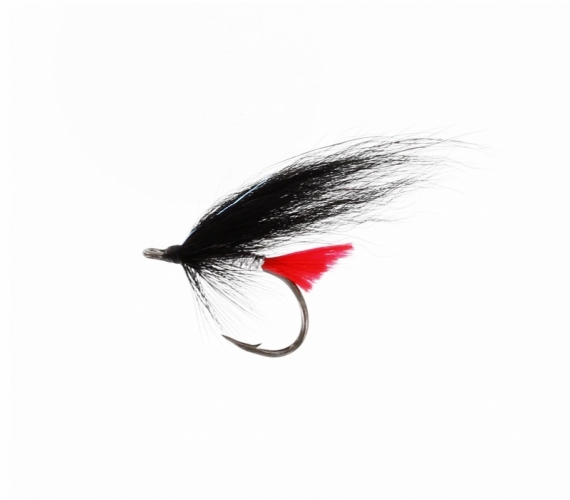 Spinfly Black/Silver in the group Lures / Flies / Salmon Flies at Sportfiskeprylar.se (FL00416r)