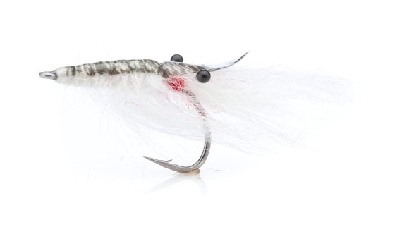 John Shrimp White Gamakatsu F314 #4 in the group Lures / Flies / Shore Flies at Sportfiskeprylar.se (FL00501)