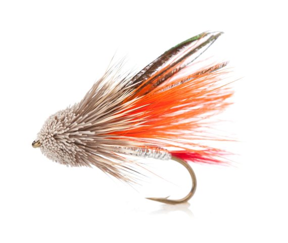 Muddler Orange Daiichi 1720 #8 in the group Lures / Flies / Dry Flies at Sportfiskeprylar.se (FL02023)