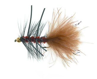 B.H. Rubber Leg Wooly Brown Daiichi 1720 #8 in the group Lures / Flies / Streamers at Sportfiskeprylar.se (FL20002)