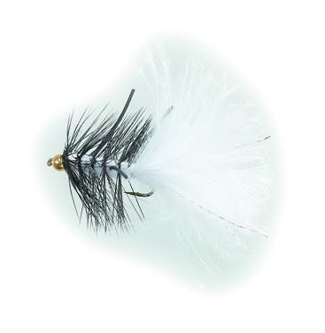 B.H. Rubber Leg Wooly White Daiichi 1720 #8 in the group Lures / Flies / Streamers at Sportfiskeprylar.se (FL20004)