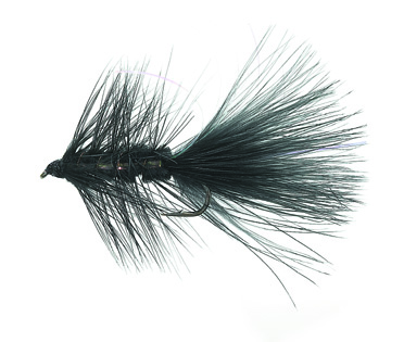 Flash a\' Bugger Black Daiichi 2220 #8 in the group Lures / Flies / Streamers at Sportfiskeprylar.se (FL20013)