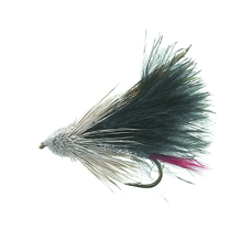 Marabou Muddler Black Daiichi 1720 #8 in the group Lures / Flies / Dry Flies at Sportfiskeprylar.se (FL20023)