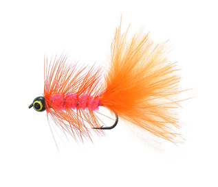 Dog Nobbler Fluo Orange Daiichi 2220 #8 in the group Lures / Flies / Streamers at Sportfiskeprylar.se (FL21019)