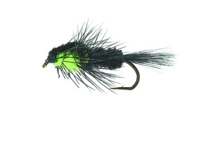 Montana Nymph Black/Fluo Green Daiichi 1710 #10 in the group Lures / Flies / Nymphs at Sportfiskeprylar.se (FL22010)