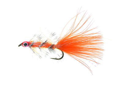Swim Bugger Fluo Orange Daiichi 1720 #8 in the group Lures / Flies / Streamers at Sportfiskeprylar.se (FL22023)