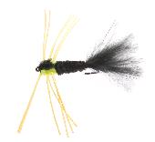 Montana Rubber leg Black/Yellow Daiichi 2421 #6 in the group Lures / Flies / Nymphs at Sportfiskeprylar.se (FL24027)