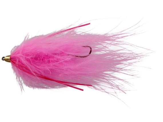 Marabou Worm Pink in the group Lures / Flies / Streamers at Sportfiskeprylar.se (FL24065r)