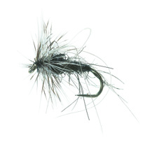 Svart Mygg Black Daiichi 1180 #16 in the group Lures / Flies / Dry Flies at Sportfiskeprylar.se (FL35011)
