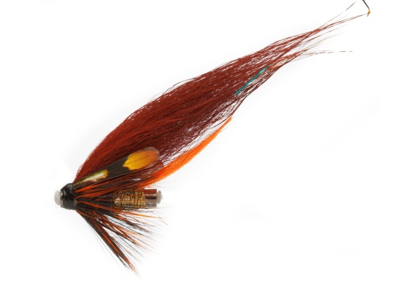 Phatakorva Brown/Orange/Gold US Tube in the group Lures / Flies / Tube Flies at Sportfiskeprylar.se (FL74313r)