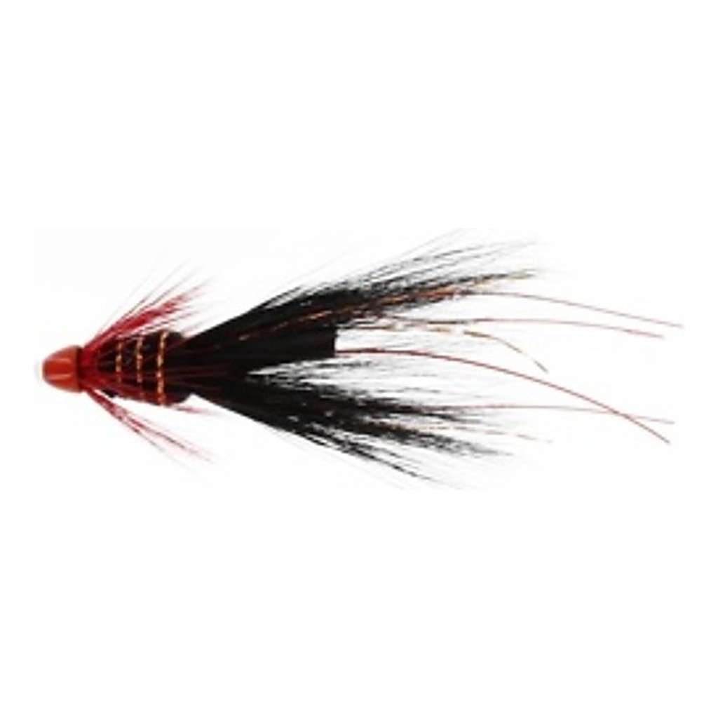 Franc N Snelda Black/Red Tube 13mm in the group Lures / Flies / Tube Flies at Sportfiskeprylar.se (FL97105)