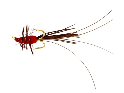 Red Francis Treble Gold WMC 8613 in the group Fishing methods / Fly Fishing / Flies / Salmon Flies at Sportfiskeprylar.se (FL97110r)