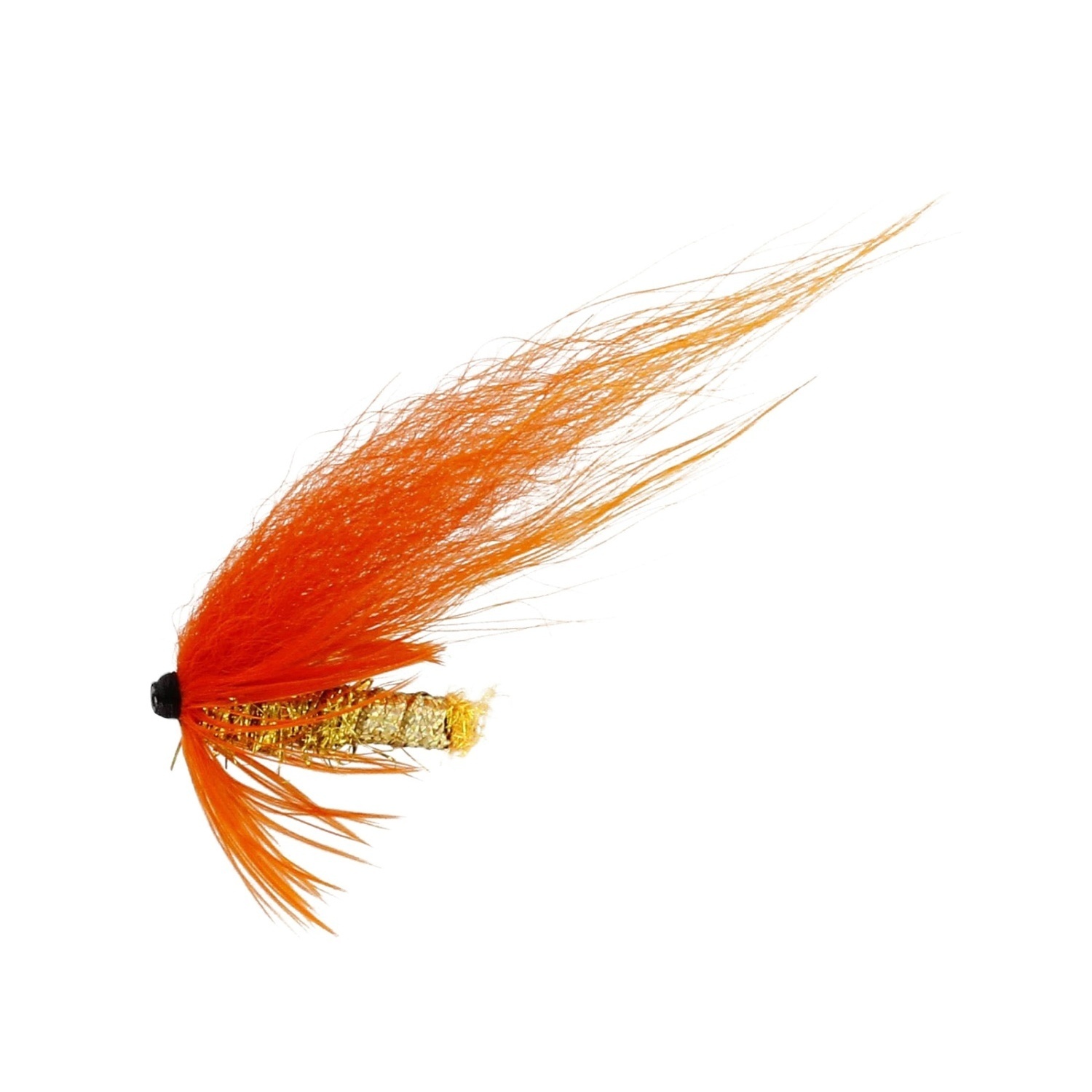 Flom Mirror Orange Plastic Tube25mm in the group Lures / Flies / Tube Flies at Sportfiskeprylar.se (FL97257)