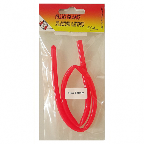 Fluoslang röd 5,0mm 1x40cm in the group Hooks & Terminal Tackle / Rig Accessories / Fluoresecent Tubes at Sportfiskeprylar.se (FLR50)