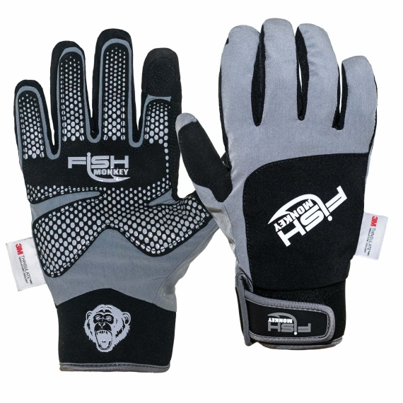 Fish Monkey Stealth Dry-Tec Gloves L in the group Clothes & Shoes / Clothing / Gloves at Sportfiskeprylar.se (FM38-GRY-L)