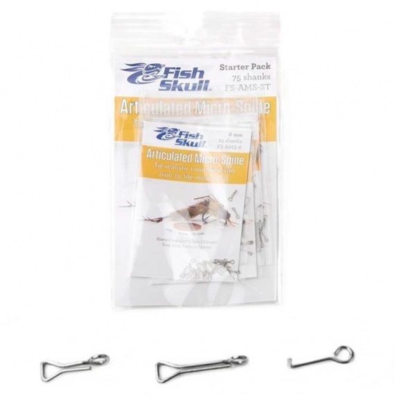 Fish-Skull Chocklett\'s Aarticulated Micro Spine - Starter Pack in the group Hooks & Terminal Tackle / Fly Tying / Fly Tying Material / Shanks & Pearls at Sportfiskeprylar.se (FS-AMS-ST)