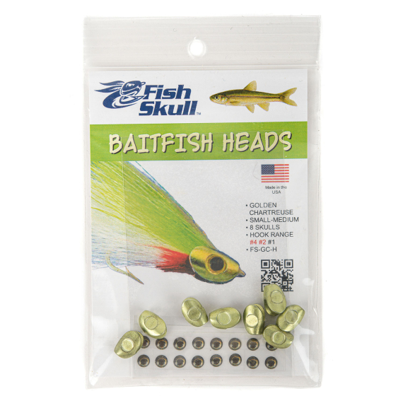 Baitfish Head - Golden Chartreuse - Small/Medium in the group Hooks & Terminal Tackle / Fly Tying / Fly Tying Material / Cones at Sportfiskeprylar.se (FS-GC-H)