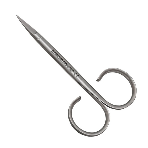Renomed - Small Scissor Curved in the group Tools & Accessories / Pliers & Scissors / Line Cutters & Scissors at Sportfiskeprylar.se (FS2)