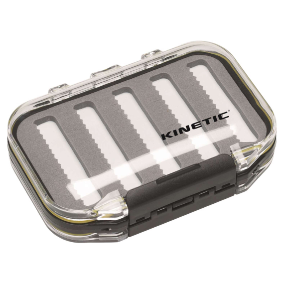 Kinetic Waterproof Fly Box Clear in the group Storage / Tackle Boxes / Flyboxes at Sportfiskeprylar.se (G126-095-Sr)