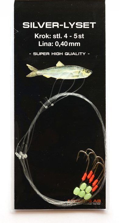 Darts Häckla Silverlyset- 4 in the group Lures / Sea Fishing Lures / Flasher Rigs & Sea Fishing Rigs at Sportfiskeprylar.se (G150-004)
