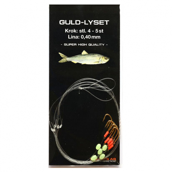 GULDLYSET- 4 in the group Lures / Sea Fishing Lures / Flasher Rigs & Sea Fishing Rigs at Sportfiskeprylar.se (G151-004)