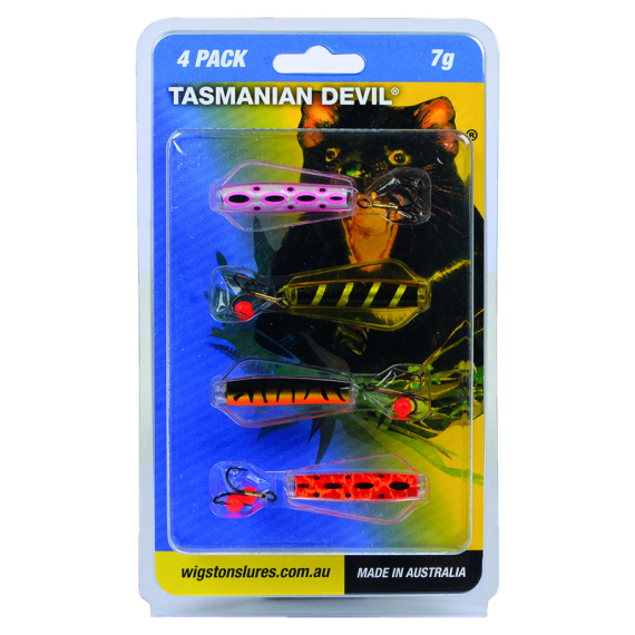 Tasmanian Devil 7,5g 4pcs in the group Lures / Sea Trout Lures & Coastal Wobblers / Sea Trout Lures at Sportfiskeprylar.se (G699-075)