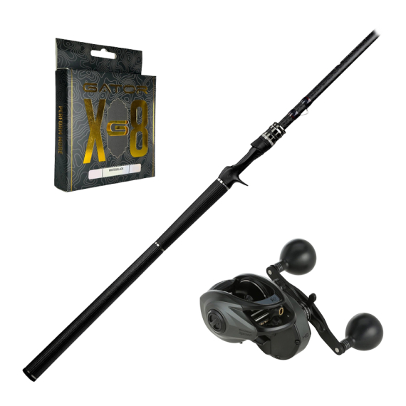 Gator Giant Bait Elixir 2.0 & Beast Combo 8\'6\'\' up to 300 Gram in the group Combos / Casting Combos / Baitcaster Combo Pike at Sportfiskeprylar.se (GATOLRELIXIRBEASTCOMBO)