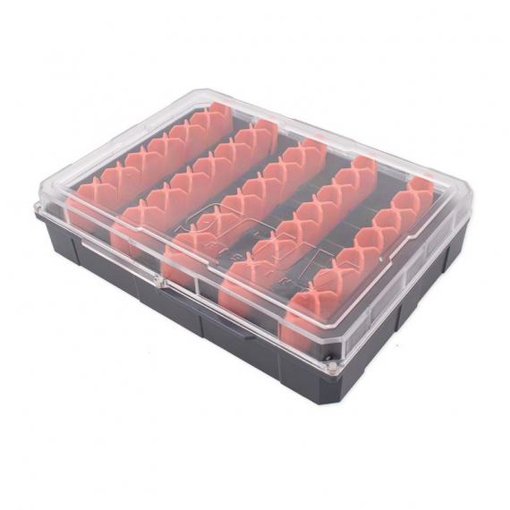 Savage Gear Pocket Box Smoke Set - 3 Small Tackle Boxes For Fishing Lures, 10.5x6.8x2.6cm Each