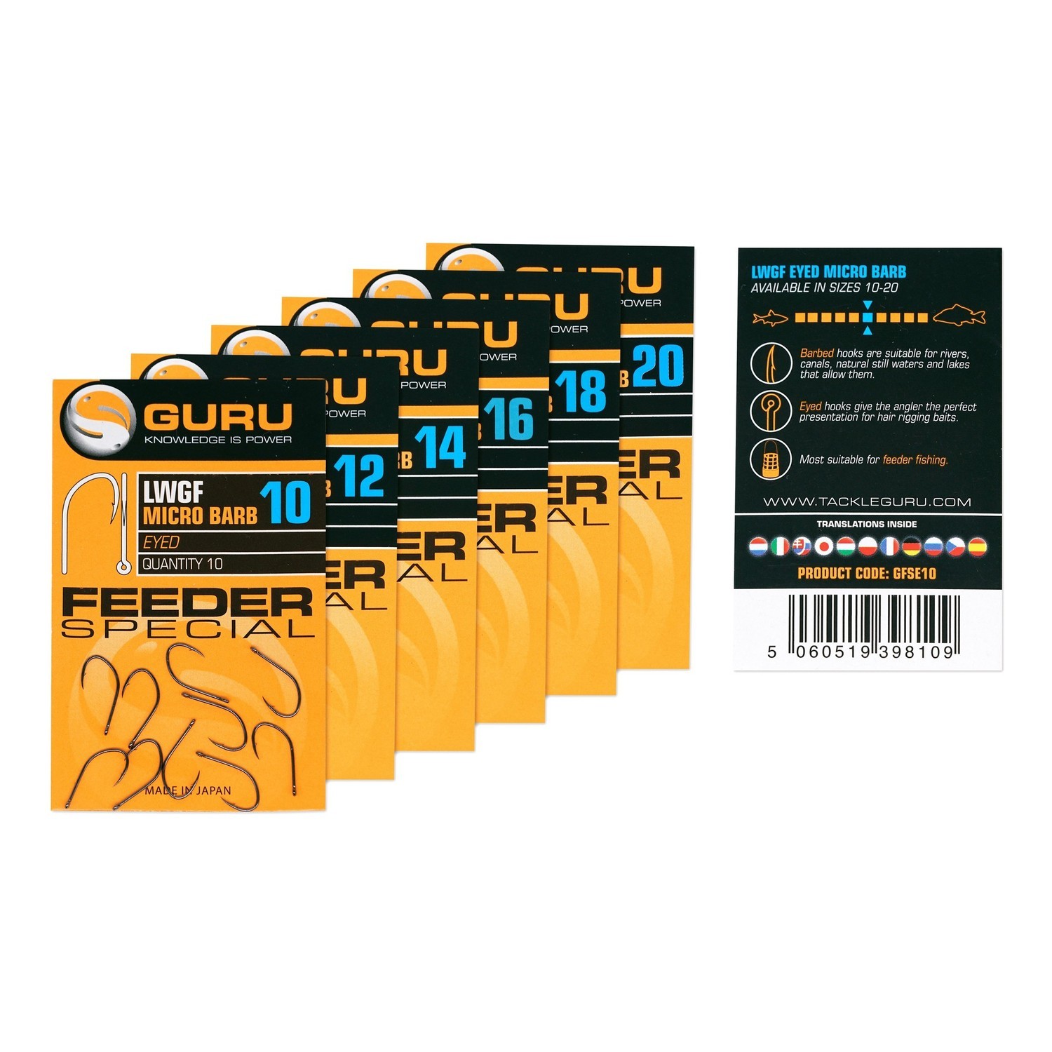 Guru Tackle LWG Feeder Special Hook in the group Hooks & Terminal Tackle / Hooks / Specimen Hooks at Sportfiskeprylar.se (GFSE10r)