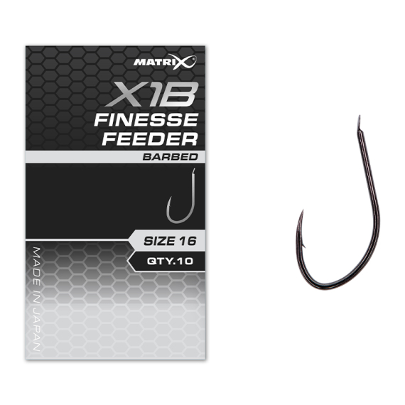 Matrix X1B Finesse Feeder Barbed in the group Hooks & Terminal Tackle / Hooks / Single Hooks at Sportfiskeprylar.se (GHK200r)