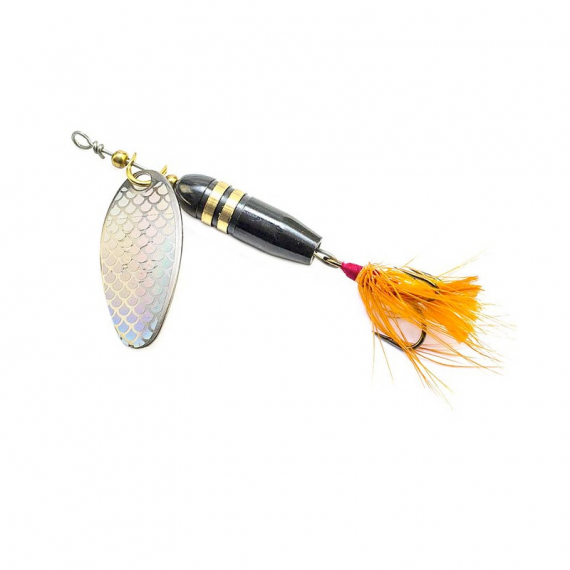 Fig Black Bee 10g - S/Fjäll in the group Lures / Inline Spinners at Sportfiskeprylar.se (GL-16145)