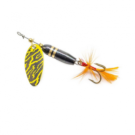 Fig Black Bee 10g - Gulsv in the group Lures / Inline Spinners at Sportfiskeprylar.se (GL-16147)